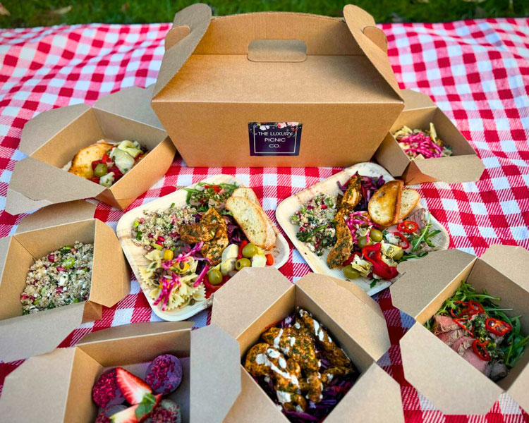 The Festival Feast hamper, from The Luxury Picnic Co. 